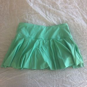 mint LULU LEMON tennis skirt